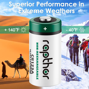 Rapthor 1650mAh <span class=keywords><strong>CR123A</strong></span> <span class=keywords><strong>3V</strong></span> リチウム電池 20 パック CR123 CR17345 フォトバッテリー 懐中電灯、煙探知機、警報システムなど用 - Product Image 6