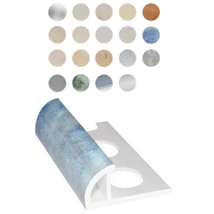 Profil JOLLY pour revêtements marbrés H. 10 mm - Rose Portugal - Barre de 2,50 m 255c/107 - Product Image 1