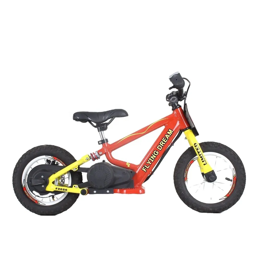 12 Zoll 80W Lithium batterie Aluminium leichte Mini-Tasche Baby Super Motor Cross E Fahrrad Kinder Kinder elektrische Balance Fahrrad