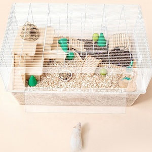 Niche en acrylique transparente 85cm, petits animaux domestiques, <span class=keywords><strong>maison</strong></span> de Rat, grand Hamster - Product Image 4