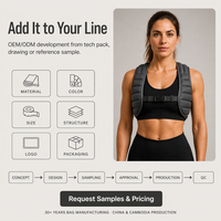 Gilet lesté pour femme, modèle boléro à profil bas, pour la course, avec coussinets souples de 5 à 15 lb, plaque lestée de 10 lb, poche dissimulée, bretelles réglables, tailles XS à XL