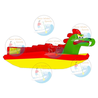 Nouveau style de bateau gonflable tractable Dragon, toboggan gonflable tractable