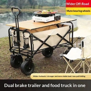 Carrito Plegable Portátil para Camping, Picnic y Vehículos, Remolque Pequeño para Exteriores - Product Image 3