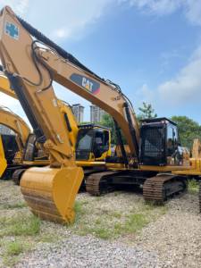 Excavadora de cadenas CAT 325D2L usada en buen estado, unidad robusta y estable para excavación en canteras y rompido de rocas - Product Image 2
