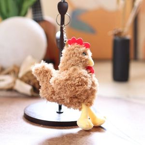 Lindo Peluche de Pollo Mini Esponjoso, Muñeco de Peluche Suave, Llavero de Moda para Decoración de Bolsos y Accesorios Diarios Encantadores - Product Image 3