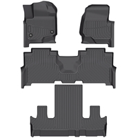 Ensemble universel de tapis de voiture à usage multiple Tapis de sol automobile pour les sièges baquets Ford Expedition Max 2021-2024