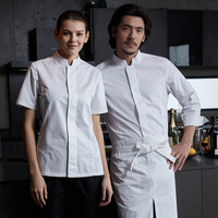 Veste de Chef Haut de Gamme à Manches Longues pour Homme, Nouveau Style, Tenue de Cuisine pour Restaurant Occidental et Hôtel, pour Uniformes de Boulangerie et de Bar