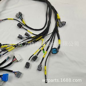 อินเทกรา B16 B18 D16 OBD2สายไฟเครื่องยนต์12V แจ็คเก็ตไนล่อนฉนวนพีวีซีแกนทองแดง - Product Image 3