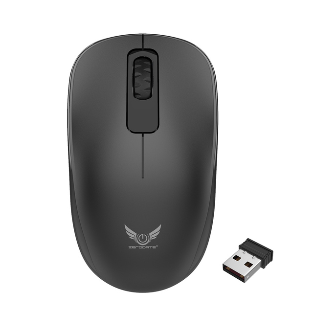 Wireless Mouse Business Office Mute Home USB Computer 2.4G Notebook Mouse Source Factory Wholesale
