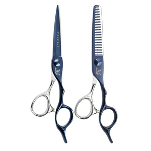 Shenqishi Titan Lưỡi Kéo Tóc Màu Xanh Cùn Mỏng Shears Chất Lượng Cao Vg10 Thép Làm Tóc Kéo - Product Image 2