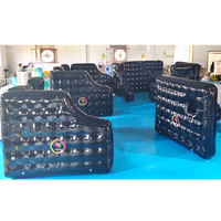Parcours de Laser Tag Gonflable Tendance : Barrières Portables pour Terrain de Speedball, Idéales pour Événements Mobiles et Location d'Équipements de Fête