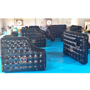 Parcours de Laser Tag Gonflable Tendance : Barrières Portables <span class=keywords><strong>pour</strong></span> Terrain de Speedball, Idéales <span class=keywords><strong>pour</strong></span> Événements Mobiles et Location d'Équipements de Fête - Product Image 2