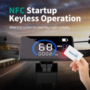 สกู๊ตเตอร์ไฟฟ้า HEZZO F9 60V 8000W ระยะไกลทรงพลัง สองล้อ ดิจิตอล 40AH ความเร็วสูง มอเตอร์คู่ 12 นิ้ว กันน้ำ รับน้ำหนักได้ 150 กก. - Product Image 5