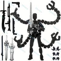 Ensemble de figurines d'action 3D T13 (assemblage complet) 2 pièces en PVC multi-articulées Titan 13 Figurines d'action Lucky Mobile Robot Nova Unisexe