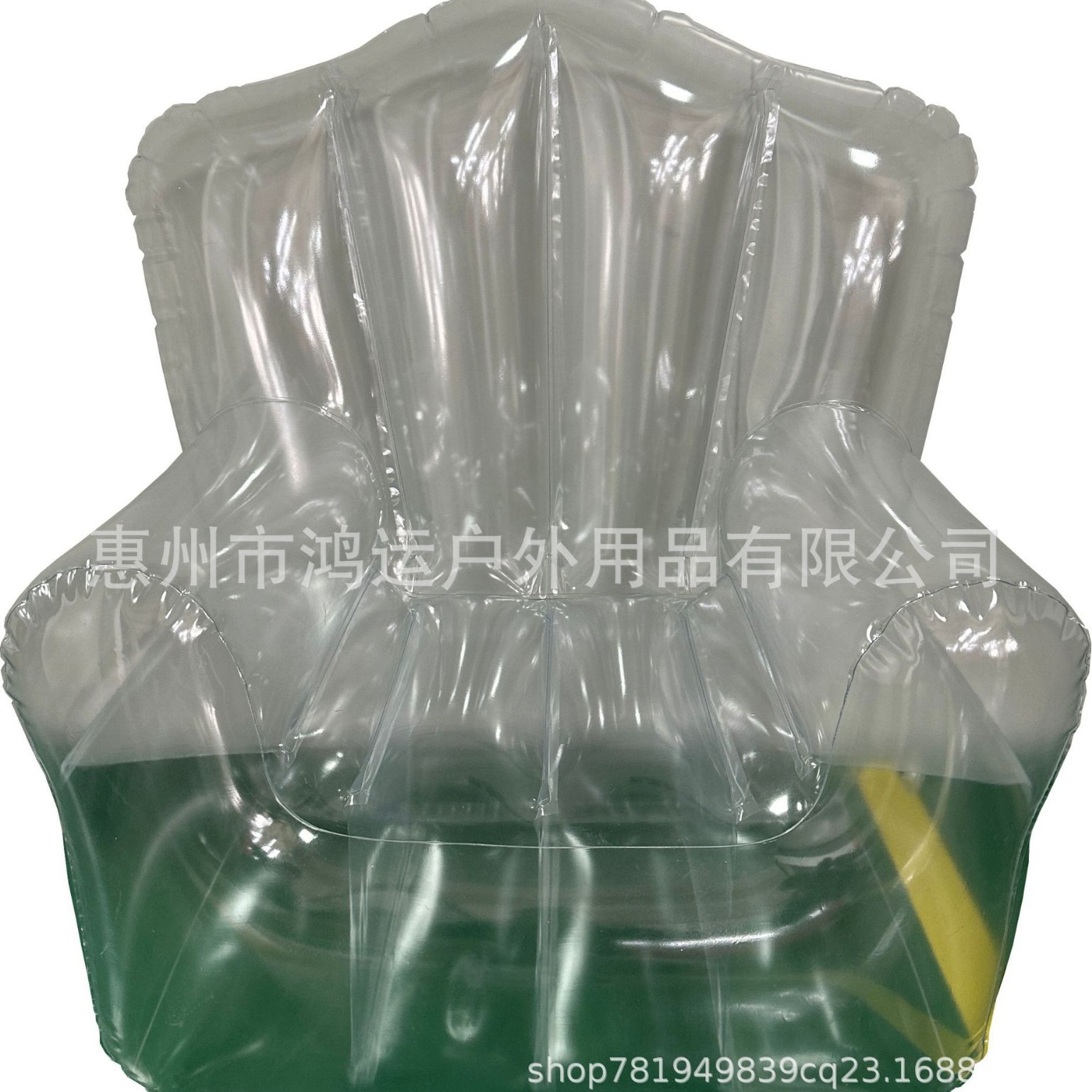 Transparent sofa with zipper (doll not included)