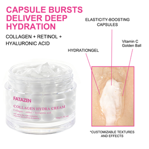 Crème en capsules de collagène à faible poids moléculaire de qualité supérieure, traitement anti-rides à absorption intense, améliore la fermeté, marque privée - Product Image 3