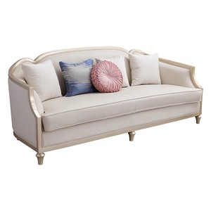 <span class=keywords><strong>Sofá</strong></span> de Cuero de <span class=keywords><strong>3</strong></span> Plazas Estilo Europeo con Mesa de Centro de Madera Simple para <span class=keywords><strong>Sofá</strong></span> Individual y Doble, Combinación para Sala de Estar - Product Image 5
