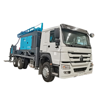 Plateforme de forage de puits d'eau montée sur camion de 600 mètres, plateforme de forage pour puits d'eau, machine de forage DTH