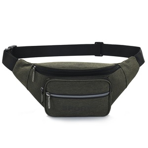Riñonera al por mayor con logo personalizado, bolsa de cintura negra, riñonera deportiva para viajes y correr - Product Image 3