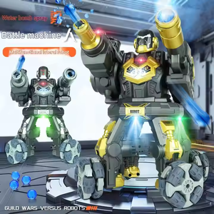 2.4G <span class=keywords><strong>Combat</strong></span> <span class=keywords><strong>Robot</strong></span> Télécommande Voiture <span class=keywords><strong>Robot</strong></span> Parent-enfant <span class=keywords><strong>Jouet</strong></span> Interactif Cadeau pour Enfants RC <span class=keywords><strong>Robot</strong></span> Jouets - Product Image 4