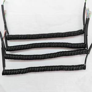 Çok Çekirdekli Kalaylı Bakır İletkenli PU Yaylı Tel PTFE İzolasyonlu IP66 Dereceli Ev Aletleri Bilgisayar Otomobil Motosiklet için - Product Image 4
