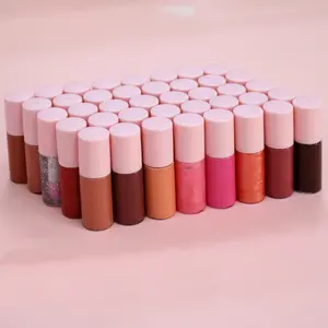 Hoge Pigment Wreedheid Gratis 147 Matte Kleuren Langdurige Ingrediënt Waterdichte Veganistische Private Label Mini Lippenstift