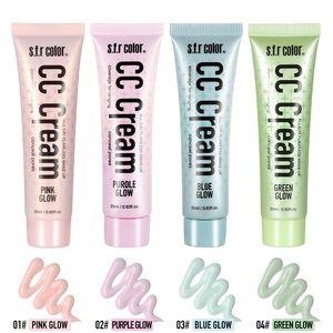 4 colores logotipo personalizado de larga duración natural múltiple líquido <span class=keywords><strong>CC</strong></span> crema base impermeable cubierta completa mate con ingrediente mineral - Product Image 3