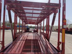 Hstar Logo personnalisé Double pont semi-remorque 17M 8 <span class=keywords><strong>places</strong></span> transporteur automatique pour le Transport de voiture <span class=keywords><strong>2</strong></span> essieux russie conçu - Product Image 4