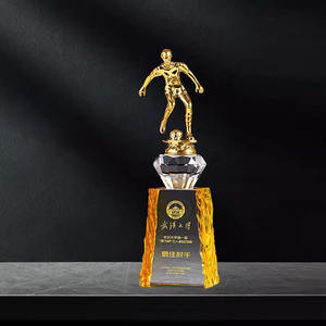 ถ้วยคริสตัลรูปรองเท้าบูตสีทองสั่งทำของที่ระลึกสุดสร้างสรรค์ - Product Image 6