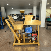 Machine de fabrication de briques en argile à moteur hydraulique diesel, écoénergétique et écologique, modèle Lagos, la plus vendue
