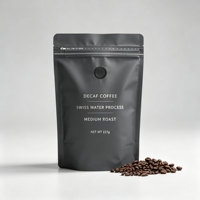 Sachet Doypack Personnalisé avec Fermeture Éclair, Réutilisable, Scellable et Anti-fuite, pour le Stockage du Café, en Feuille Métallique