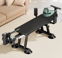 Appareil de traction lombaire électrique multifonctionnel pour étirement de la colonne vertébrale, table d'exercices dorsales à domicile, banc de fitness pour étirement inversé de la colonne vertébrale