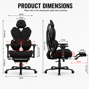 Chaise de jeu pivotante ergonomique, cadre en fer, hauteur réglable, inclinable, fonctions de massage, design moderne pour le <span class=keywords><strong>bureau</strong></span> à domicile - Product Image 2