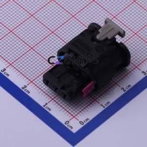 1-1718644-1 Housing (Wire-to-Board / Wire-to-Wire) P=4mm Connector ( Jack Structure: 1x3P )( Pitch: 4mm )( Number of Rows: 1 ) - Product Image 1