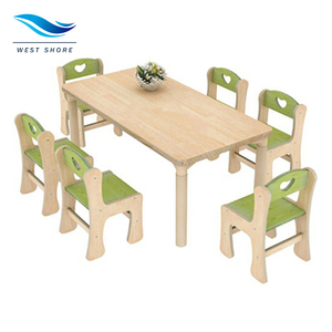 Muebles para guardería Ambiente de aprendizaje para la primera infancia Juego de mesa y silla Montessori Armarios de almacenamiento para el aula preescolar - Product Image 1