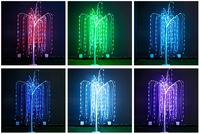Lampe de branche d'orme pleureuse lumineuse d'intérieur rechargeable IP44 à 180/210/400 LED RGB blanc chaud pour la Saint-Valentin