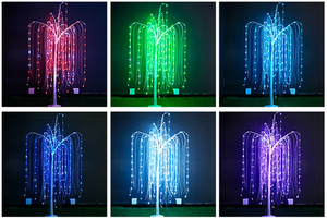 Lampada a Ramo d'<span class=keywords><strong>Albero</strong></span> Luminoso a LED RGB Bianco Caldo IP44 Ricaricabile per Interni, 180/210/400 LED, per San Valentino - Product Image 3