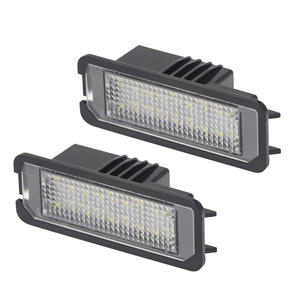 Ailead Standard 2PCS No Error Accessoires de voiture Lampe de plaque d'immatriculation à LED pour VW Amarok EOS GOLF V GOLF IV LUPO New Beetle Passat - Product Image 2