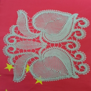 Encaje Cluny Tradicional Hecho a Mano, Ideal para Decoración de Cafeterías, Ambientes Retro y Escenas de Ventanas - Product Image 6