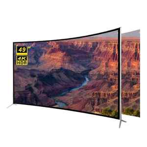 4K High-definition LED Eye protection Large Curved Screen <b>49</b> <b>Inch</b> Android <b>Smart</b> <b>TV</b> with Game Mode Home Theater - Product Image 1