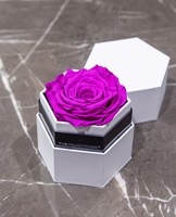 Boîte à fleurs décorative géante personnalisée avec logo noir en feuille métallisée, tube rond énorme pour roses éternelles, cadeaux de la Saint-Valentin, boîte à chapeau extra-géante