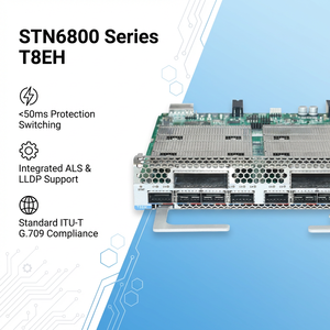 การ์ดทรานส์โปนเดอร์ DWDM Muxponder 800G 8x100G/4x400G, อุปกรณ์ส่งสัญญาณแสงแบบ Dual-Slot TMUX T8EH สำหรับการเชื่อมต่อข้อมูลในศูนย์ข้อมูล - Product Image 4