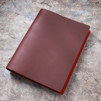 Carnet de notes A4 vierge en cuir véritable, personnalisable, pour journal, agenda, carnet de composition, carnet de notes professionnel