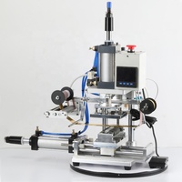 Machine de marquage à chaud pneumatique pour rouge à lèvres, cosmétiques, cylindres en plastique, logo, presse à feuille, bâton rond en bois, machine à tamponner