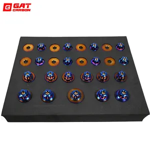 Compartimento del motor Tornillos de aleación de titanio Tornillos Azul quemado 19 piezas para BMW G80M3 G82M4 G87M2 - Product Image 4