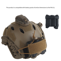 Support de batterie pour casque SIVI, pochette arrière tactique avec contrepoids pour utilisation sur le terrain en extérieur