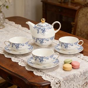 Théière en céramique MSH Vintage Little Daisy <span class=keywords><strong>pour</strong></span> salon de <span class=keywords><strong>thé</strong></span>, théière créative en céramique - Product Image 1