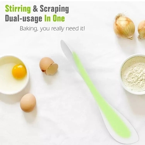 Spatola da Cucina Multiuso in <span class=keywords><strong>Silicone</strong></span> di Grado Alimentare, Doppia e Lunga, Riutilizzabile e Antiaderente <span class=keywords><strong>per</strong></span> Torte, Biscotti e <span class=keywords><strong>Pasticceria</strong></span> - Product Image 5