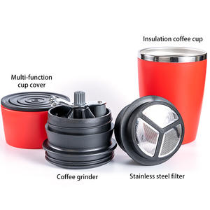 Gobelet à café isolé à servir unique 3-en-1 <span class=keywords><strong>cafetière</strong></span> goutte à goutte portable pour le camping et les voyages - Product Image 5