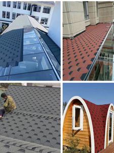 Bardeaux Dego auto-adhésifs Asphalte Bardeaux en feutre d'huile <span class=keywords><strong>de</strong></span> toiture imperméables Isolation thermique Réduction du bruit Bardeaux en acier <span class=keywords><strong>de</strong></span> couleur - Product Image 4